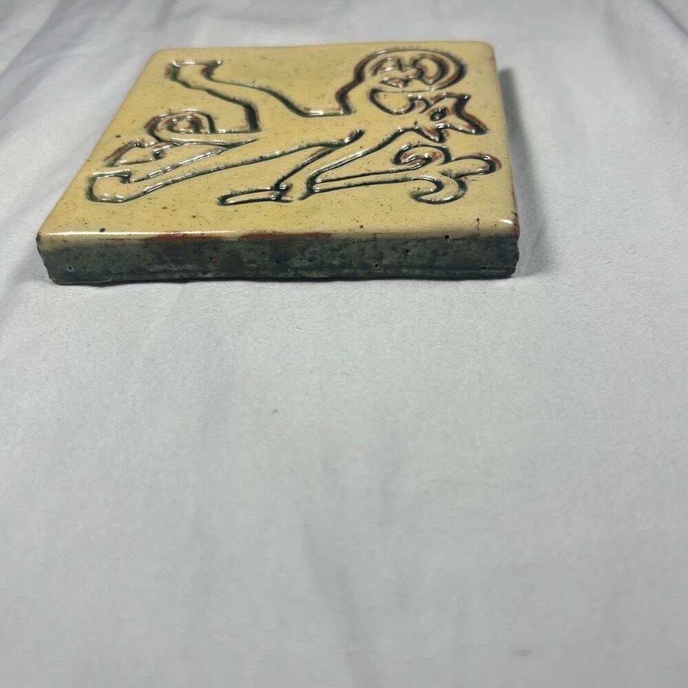 Bucks County 5x5 Ram Demon Ceramic Tile Plaque - Picture 4 of 7